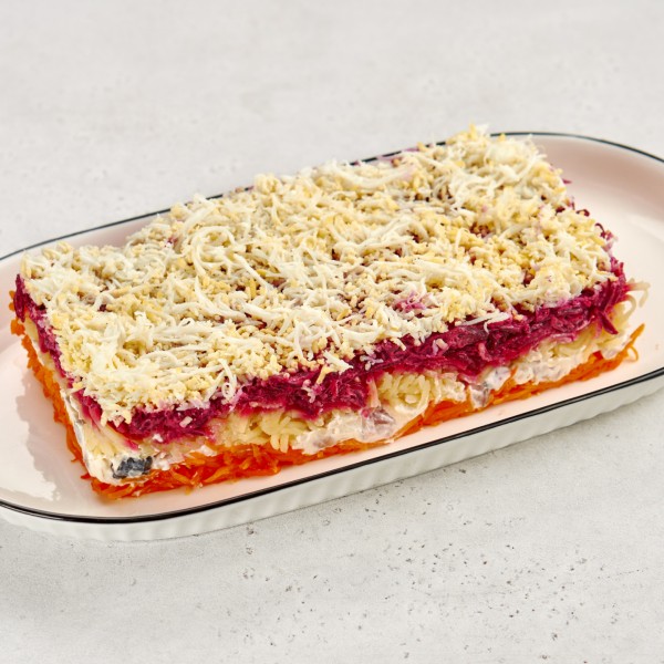 Салат сельдь под шубой на четверых Салат сельдь под шубой на четверых