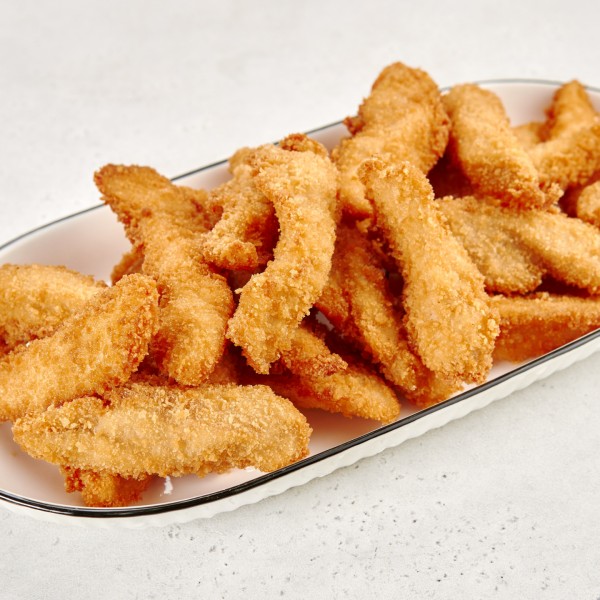 Домашние стрипсы из куриного филе на четверых Домашние стрипсы из куриного филе на четверых