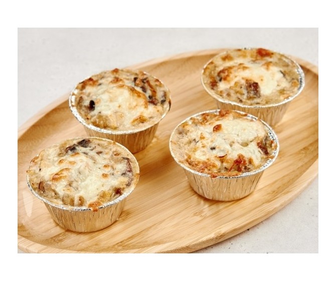 Жюльен с курицей и грибами на четверых